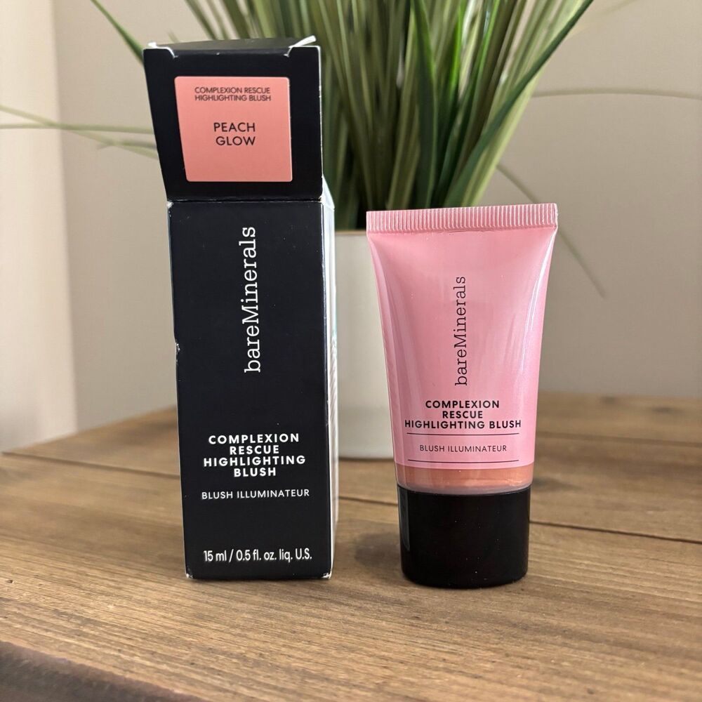 BareMinerals Complexion Rescue Highlighting Blush Peach Glow NEW - Picture 6 of 8